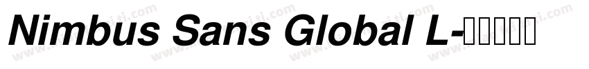 Nimbus Sans Global L字体转换